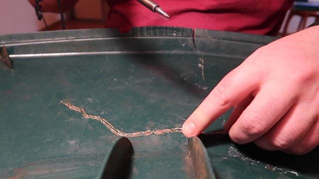 Ремонтзаклейка треснувших пластмассовых изделий