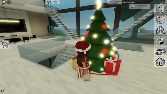 Новый НОВОГОДНИЙ ДОМ в ОБНОВЛЕНИИ Брукхейвен РП Роблокс! Как украсили дома в Brookhaven RP Roblox смотреть онлайн