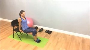 Triceps Chair Dip and Reach