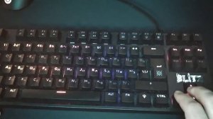 Самая дешевая МЕХАНИЧЕСКАЯ клавиатура Defender Blitz GK-240L в 2022 году