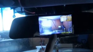 Установка камеры заднего вида и регистратора  в зеркале заднего вида