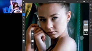 Je teste le nouveau photoshop pour Ipad avec 3 retouches !