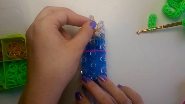 Пальма 3D из резинок Palm Rainbow loom bands for kids DIY смотреть онлайн