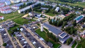 Сморгонь с высоты птичьего полёта