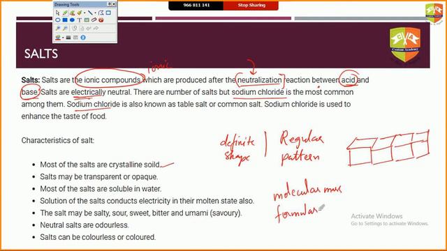 Revision X Chemistry | Acid bases & Salt;Periodic Classification of Elements 30 Dec 19 смотреть онлайн