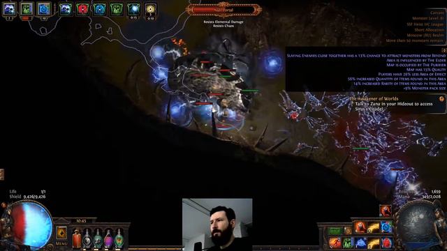 Path of Exile Heist SSF HC: Танковый Саботер с Шаровой Молнией смотреть онлайн