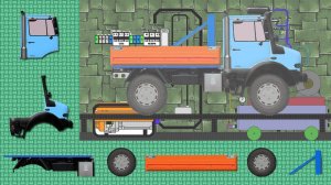 Детские машинки. Грузовичек. Сборка грузовика. Для самых маленьких зрителей