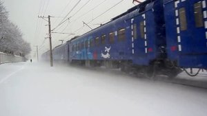 Электропоезд ЭП2Д-0033 (ЦППК) пригородный поезд "РЭКС-экспресс" №7166/7165 Царицыно - Нахабино.