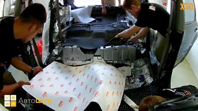 Шумоизоляция Nissan X Trail T30 за 1 день. Уровень Премиум. АвтоШум.