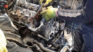 TIMING CHAIN installation and TIMING - PART 13 - REBUILD BMW N43 Motor