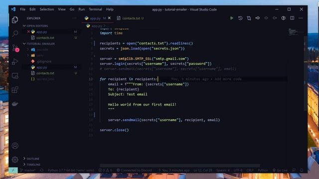 Text Files and Rate Limiting - 10 Intro to Python with Emailing смотреть онлайн