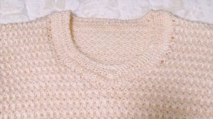 Как обвязать v образную горловину.