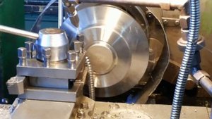 Точим фланец на 16к20 Реальный пример токарной работы на сделке.