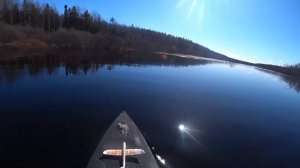 Cезон мягкой воды. На сап-бордах по карельской реке.