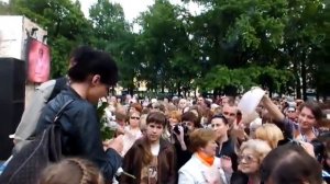 Анна Ковальчук после выступления (1)