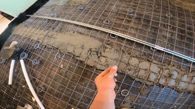Стяжка по деревянному полу.Плитка на деревянный пол