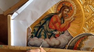 Мастер Класс Прописи Твореным Золотом Спаса Ангел Пустыни Иоанна Предтечи Технология Иконописи