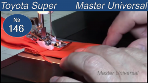 Как сделать петли и разные виды строчек. Специальная лапка для утолщений и швов. Видео № 146.