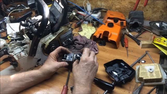MS-361 STIHL Реставрация карбюратора.) смотреть онлайн