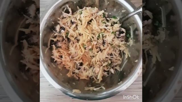 Драники с грибами в вафельнице? смотреть онлайн