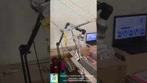 Натяжение нити при вязании на вязальной машине (от 10 до 20 см)