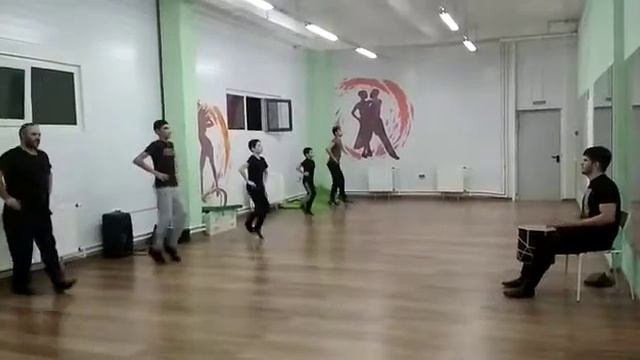 Танцы в Октябрьском. Хореографическая студия  "Bagira".  ЛЕЗГИНКА