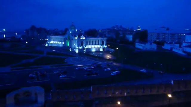 Казань.Вечер.Вид с Кремля.