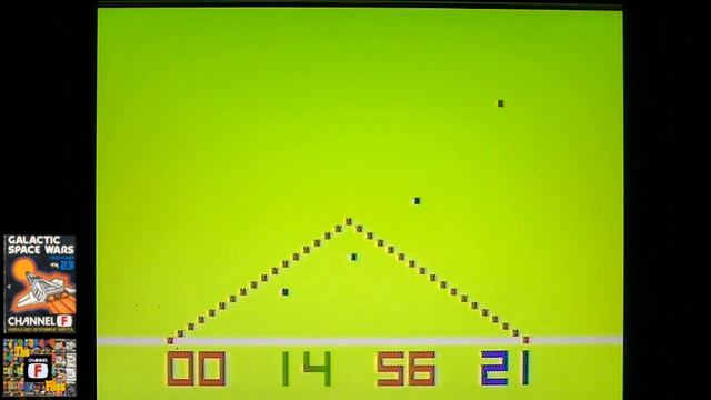 The Channel F Files Videocart 23 Galactic Space Wars Lunar Lander Gameplay! смотреть онлайн
