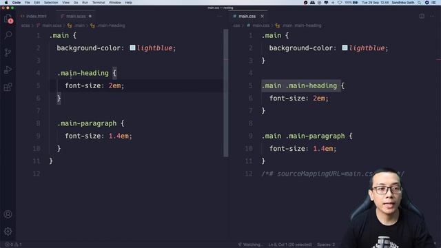 Tutorial SASS | 2. Nesting смотреть онлайн