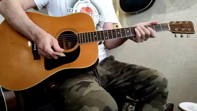 Винтажная акустическая гитара ThreeS GR-20 (Japan).ПРОДАНА! смотреть онлайн