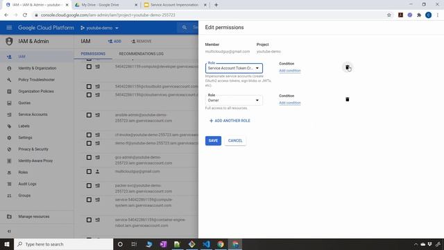 Service Account Impersonation in Google Cloud - IAM in GCP смотреть онлайн