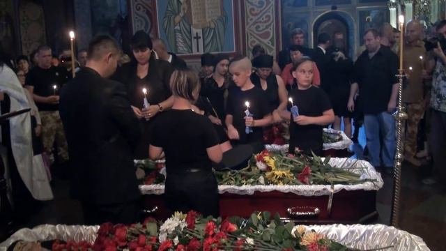 Похороны Александра Гуменюка из пос.Коцюбинское (Коцюбинське)