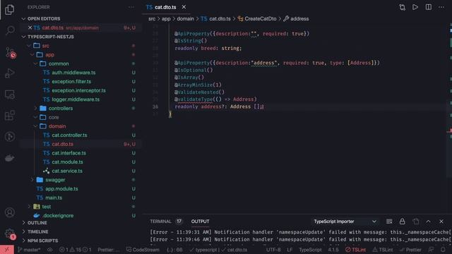 Nest JS DTOs and class validator #04 смотреть онлайн