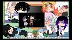 {hashiras react to my videos}{kny}{angst}{giyuu,obanai,sanemi,rengoku angst}{slight uzuren,rengiyuu