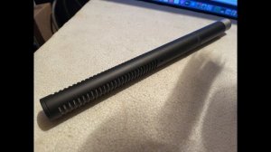 VEQ1406 condenser микрофон "пушка" short gun mic (made by Audio-Technica)