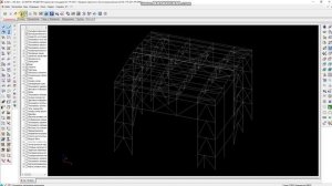 Урок 3. SCAD. Задания загружения "Собственный вес". Удаление элементов нулевой длинны