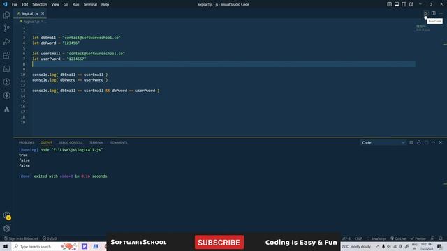 JavaScript Tutorial for Beginners - 5 (If-Else, Logical Operators &&, ||) JS , Learn JavaScript