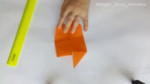 DIY игрушка. Котик из бумаги. Оригами своими руками. видео урок.