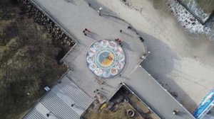 Янтарь Холл. Солнечные часы на променаде в г. Светлогорске.