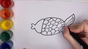 Рисунок Рыба для детей рисунки для детей