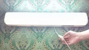 Зажигание люминесцентной лампы (замедленная съемка)