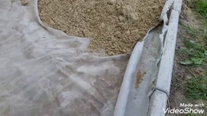 Отмостка к дому ,тротуарной плиткой