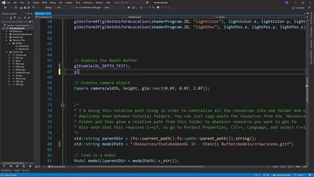 OpenGL Tutorial 15 - Stencil Buffer & Outlining