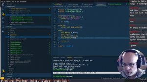 Embeding Python, Scons and Cython in Godot 4 | Ephestos Live Vlog