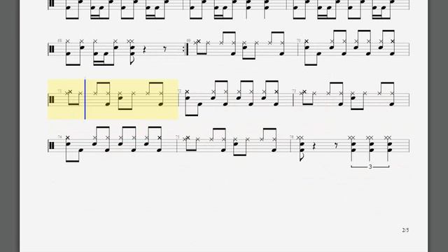 Metallica   Fight Fire With Fire  Drum tablature смотреть онлайн