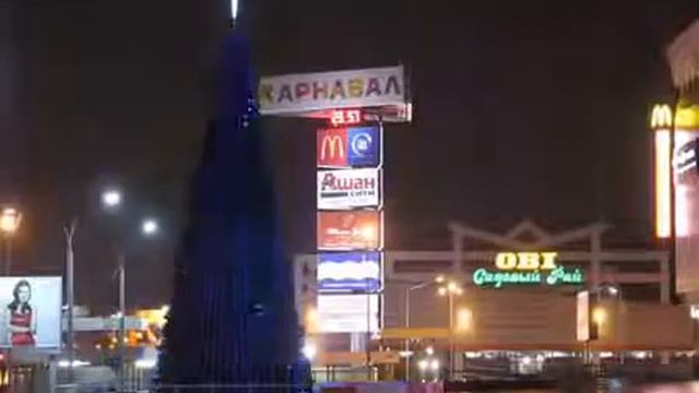 Ёлка Динамическая контурная подсветка смарт-пикселями смотреть онлайн