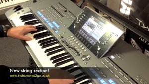 Yamaha Tyros 5 First Play Demo