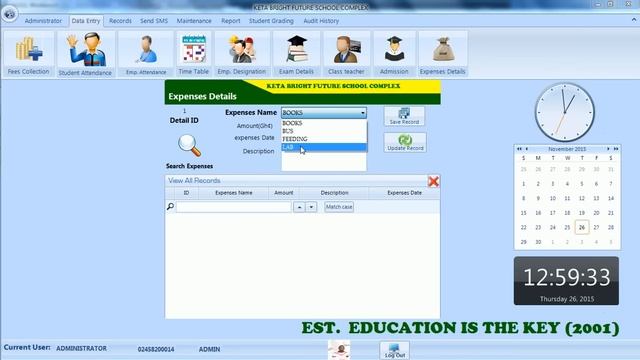 EDCARTECH School Management System Documentation In VB.Net  Visual Basic Studio