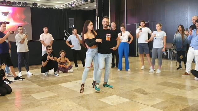 Angélica & Ros Bachata Workshop combination / Madrid Esencia Festival 2023 смотреть онлайн