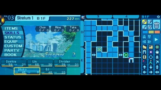 Etrian Odyssey III Playthrough Part 3 ~ Fighting and Mapping смотреть онлайн
